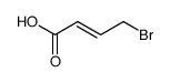 4-溴丁-2-烯酸结构式