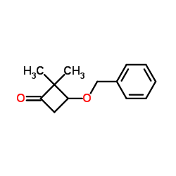 3-(benzyloxy)-2,2-dimethylcyclobutan-1-one Structure