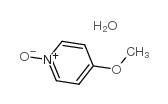 4-Methoxypyridine N-oxide hydrate Structure