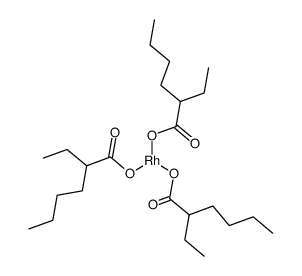 RHODIUM(III) 2-ETHYLHEXANOATE structure