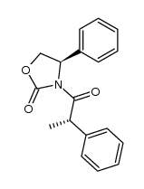 (4R)-3-((2S)-2-phenylpropionyl)-4-phenyl-oxazolidin-2-one结构式