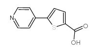 5-PYRID-4-YLTHIOPHENE-2-CARBOXYLIC ACID结构式