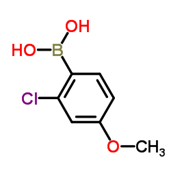 2-氯-4-茴香醚硼酸结构式