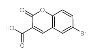 6-溴香豆素-3-甲酸结构式
