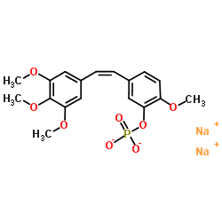 康布瑞汀磷酸二钠结构式