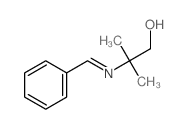 2-(benzylideneamino)-2-methylpropan-1-ol结构式