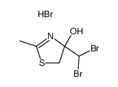 4-dibromomethyl-2-methyl-4,5-dihydro-thiazol-4-ol, hydrobromide结构式