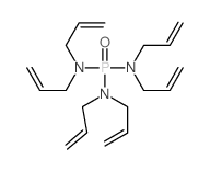Phosphoric triamide,N,N,N',N',N'',N''-hexa-2-propen-1-yl- Structure