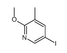 5-iodo-2-methoxy-3-methylpyridine Structure