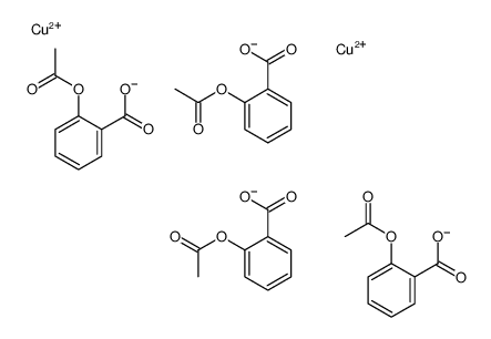 tetrakis[μ-[2-acetoxybenzoato-O1:O1']]dicopper Structure