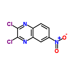 2,3-二氯-6-硝基喹喔啉结构式