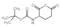 3-N-BOC-AMINO-DIHYDRO-PYRAN-2,6-DIONE结构式