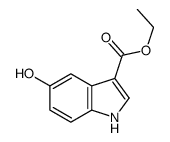 5-羟基-1H-吲哚-3-羧酸,乙酯结构式