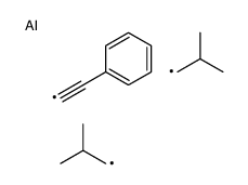 bis(2-methylpropyl)-(2-phenylethynyl)alumane Structure