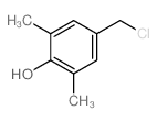 Phenol,4-(chloromethyl)-2,6-dimethyl-结构式