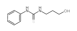 1-(3-羟基丙基)-3-苯基硫脲结构式