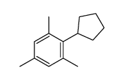 2-cyclopentyl-1,3,5-trimethylbenzene结构式