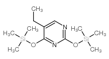 2,4-Bis(trimethylsiloxy)-5-ethylpyrimidine结构式