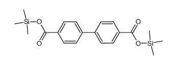 4,4'-Biphenyldicarboxylic acid bis(trimethylsilyl) ester Structure