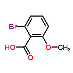 2-溴-6-甲氧基苯甲 酸结构式