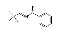 1-[(S)-α-methylbenzylimino]-2,2-dimethylpropane结构式