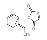 (5E)-5-ethylidenebicyclo[2.2.1]hept-2-ene; furan-2,5-dione Structure