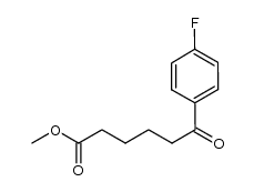 methyl 4-fluoro-ε-oxobenzenehexanoate结构式