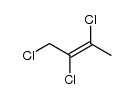 (E)-1,2,3-Trichloro-2-butene Structure