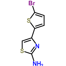 4-(5-BROMO-2-THIENYL)-1,3-THIAZOL-2-AMINE Structure