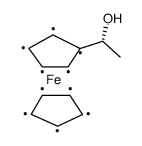 (R)-1-二茂铁乙醇结构式