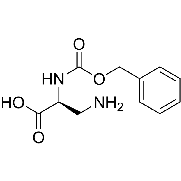 Cbz-beta-Amino-L-alanine Structure