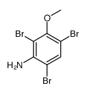 2,4,6-tribromo-3-methoxyaniline Structure