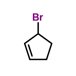 环戊烯-1,3-溴-(7CI,9CI)结构式