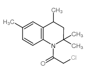 2-氯-1-(2,2,4,6-四甲基-3,4-二氢-2H-喹啉-1-基)-乙酮结构式