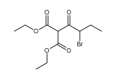 α-Brombutyrylmalonsaeureethylester结构式