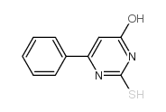 6-苯基-2-硫脲嘧啶结构式