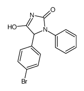 5-(4-bromophenyl)-1-phenylimidazolidine-2,4-dione结构式