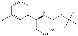 (R)-(1-(3-溴苯基)-2-羟乙基)氨基甲酸叔丁酯图片