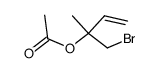 2-Acetoxy-1-bromo-2-methyl-2-butene结构式