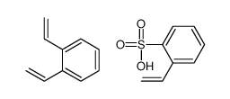 Amberlyst 15离子交换树脂结构式