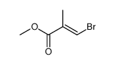 methyl (E)-3-bromo-2-methyl-2-propenoate结构式