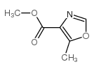 5-甲基噁唑-4-羧酸甲酯结构式