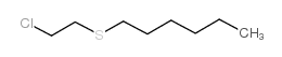 2-氯乙基己基硫化物结构式