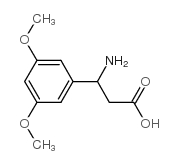 3-氨基-3-(3,5-二甲氧基苯基)丙酸结构式