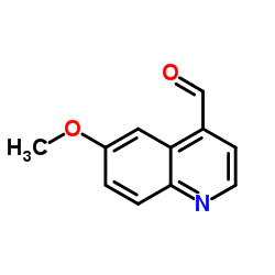 6-Methoxy-4-quinolinecarbaldehyde Structure