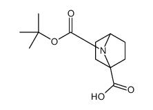 7-[(叔丁氧基)羰基]-7-氮杂双环[2.2.1]庚烷-1-羧酸结构式