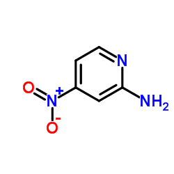 2-氨基-4-硝基吡啶结构式