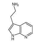2-(1H-吡咯并[2,3-b]吡啶-3-基)乙胺结构式