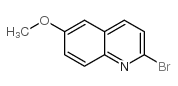 2-BROMO-6-METHOXYQUINOLINE Structure