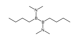 1,2-di-n-butyl-1,2-bis(dimethylamino) diborane结构式